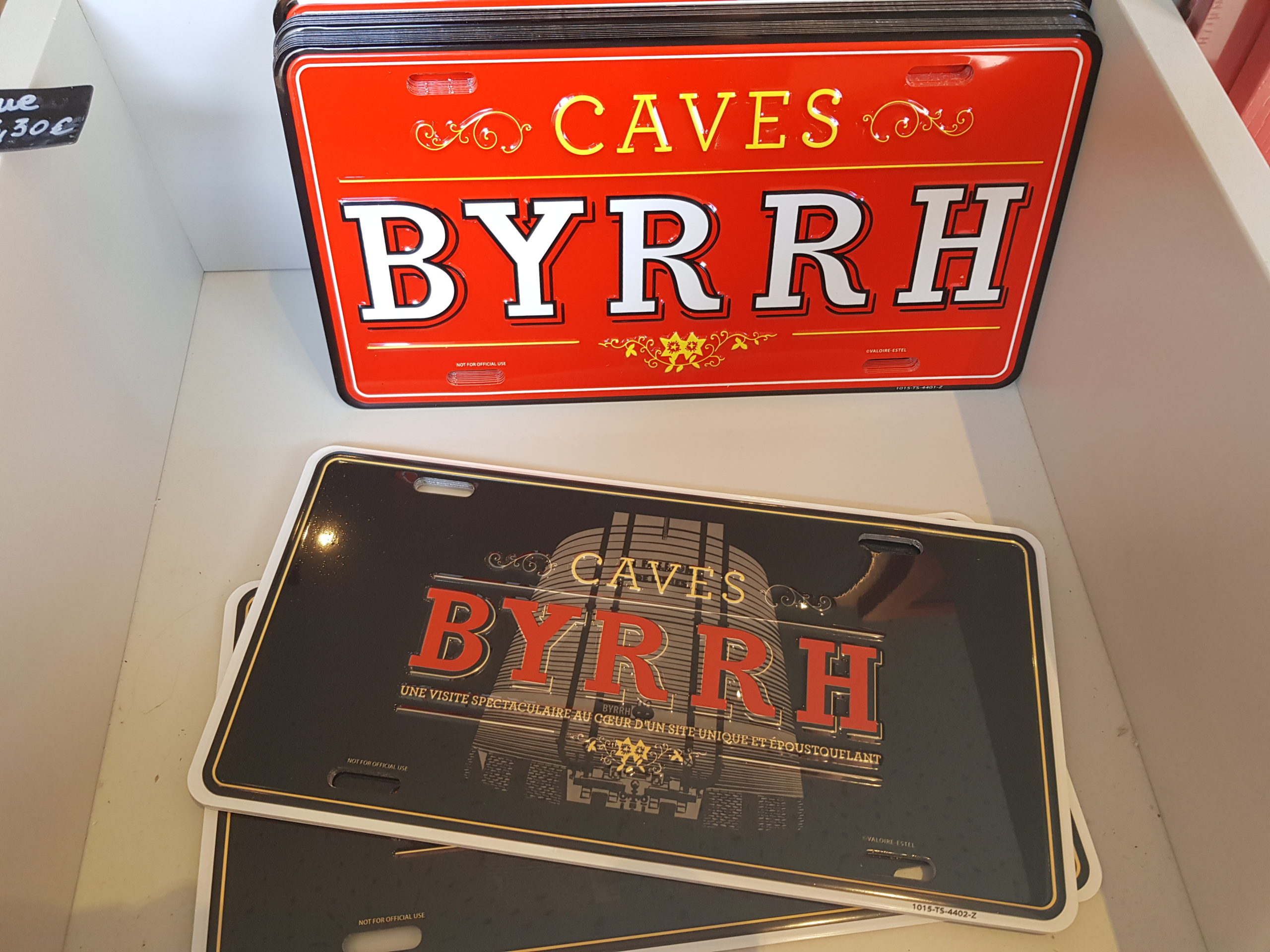 PLAQUES EN METAL Caves Byrrh Boutique