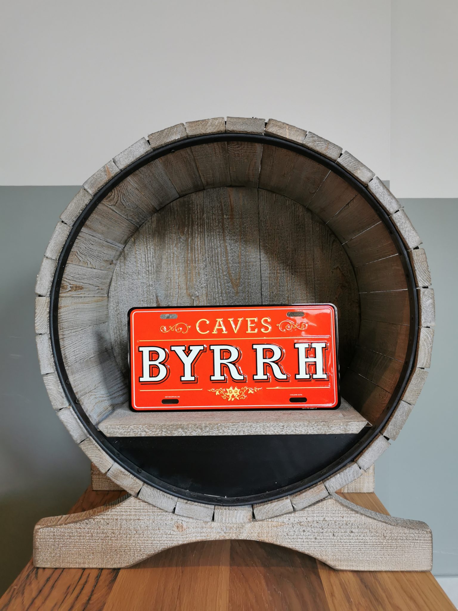 PLAQUES EN METAL Caves Byrrh Boutique