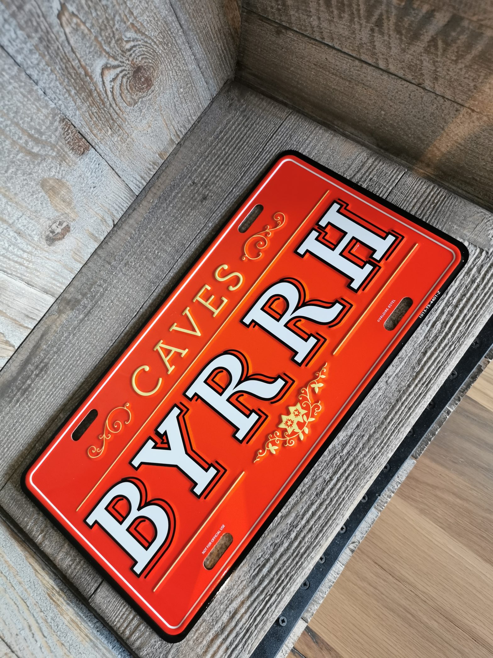 PLAQUES EN METAL Caves Byrrh Boutique