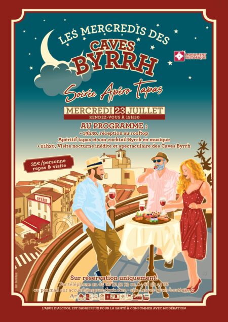 LES MERCREDIS DES CAVES BYRRH du 23 juillet - Apéro tapas
