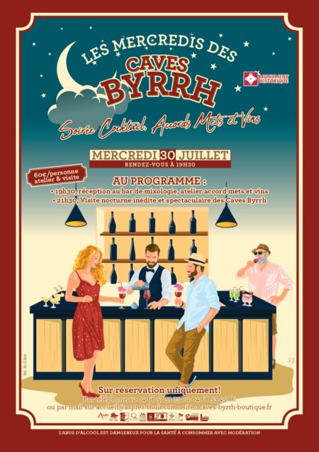 LES MERCREDIS DES CAVES BYRRH du 30 juillet - Accords mets et vins