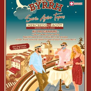 5. LES MERCREDIS DES CAVES BYRRH- Soirée Apéro Tapas Festive - MERCREDI 26 AOÛT