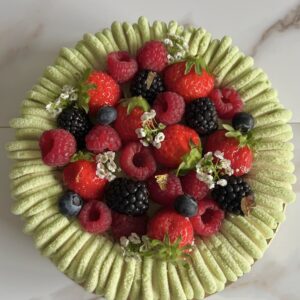 04/05/2027– 18h30– Atelier pâtisserie adulte - ENTREMETS FRAMBOISE/PISTACHE